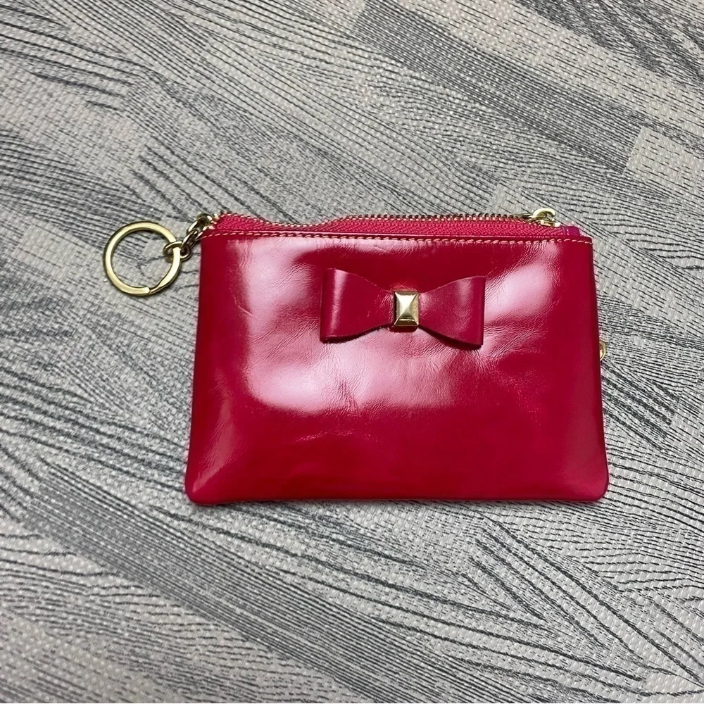 Vera Pelle Italian Leather Card/Key Purse